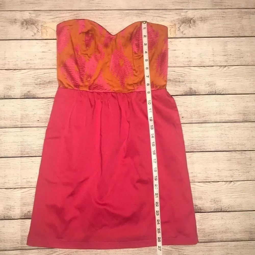 NEW Judith March Strapless Ikat Mini Dress - Picture 6 of 6